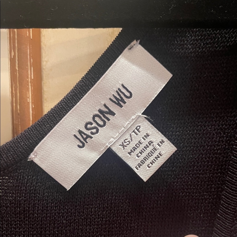 Jason Wu Black Tiered Midi Dress, NWOT - Picture 6 of 6